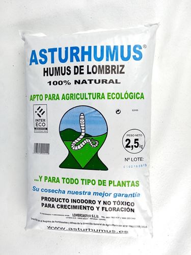 Foto de HUMUS DE LOMBRIZ 5-20-40L